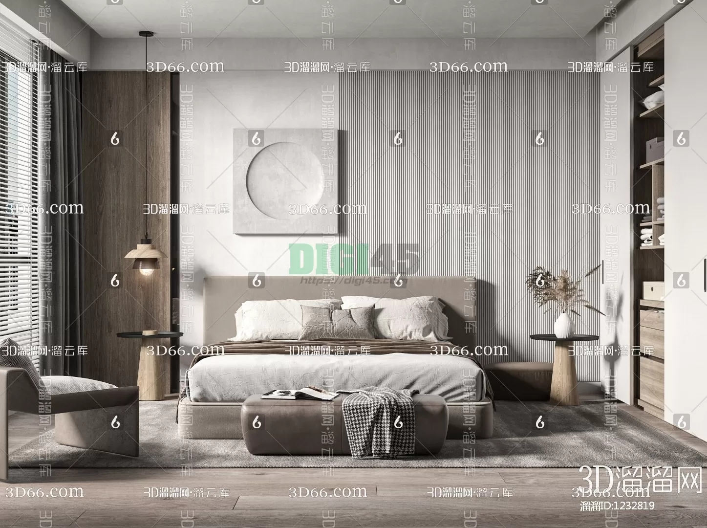 Bedroom 3D Scenes – 1123 Bedroom 3D Scenes – 1123
