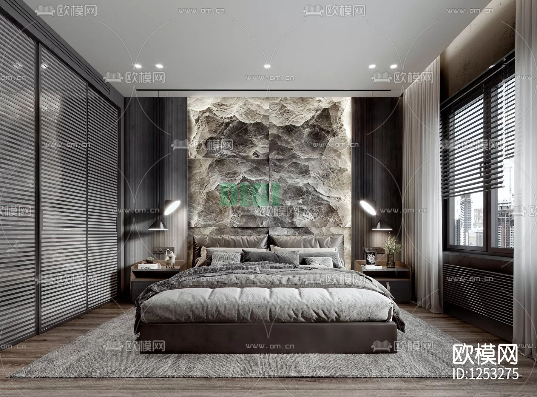 Bedroom 3D Scenes – 1125 Bedroom 3D Scenes – 1125