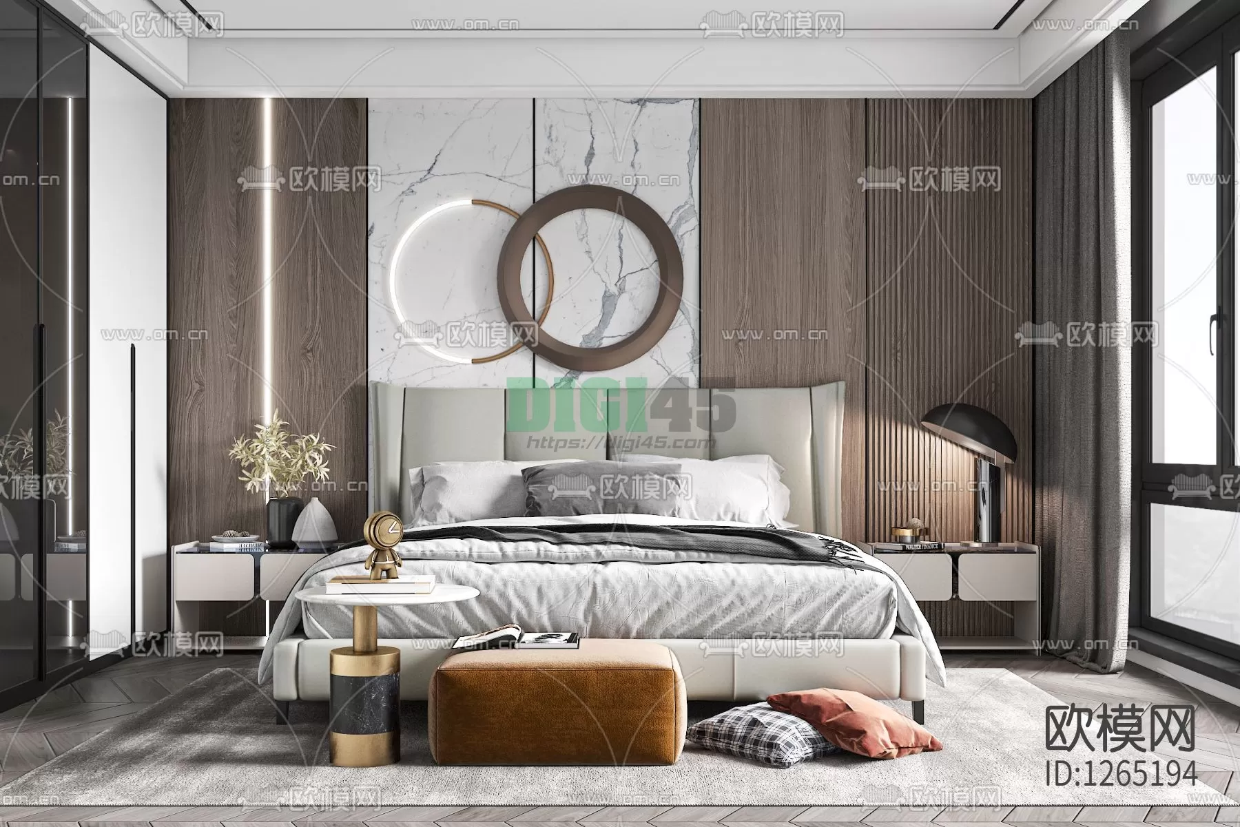 Bedroom 3D Scenes – 1127 Bedroom 3D Scenes – 1127