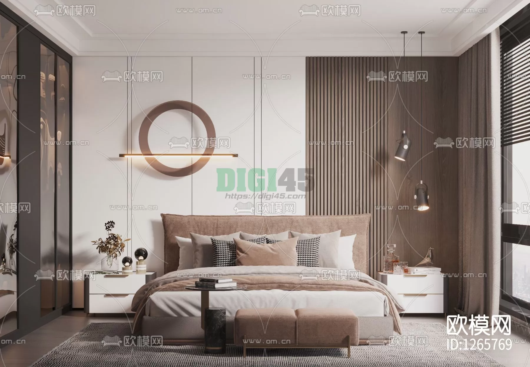 Bedroom 3D Scenes – 1128 Bedroom 3D Scenes – 1128