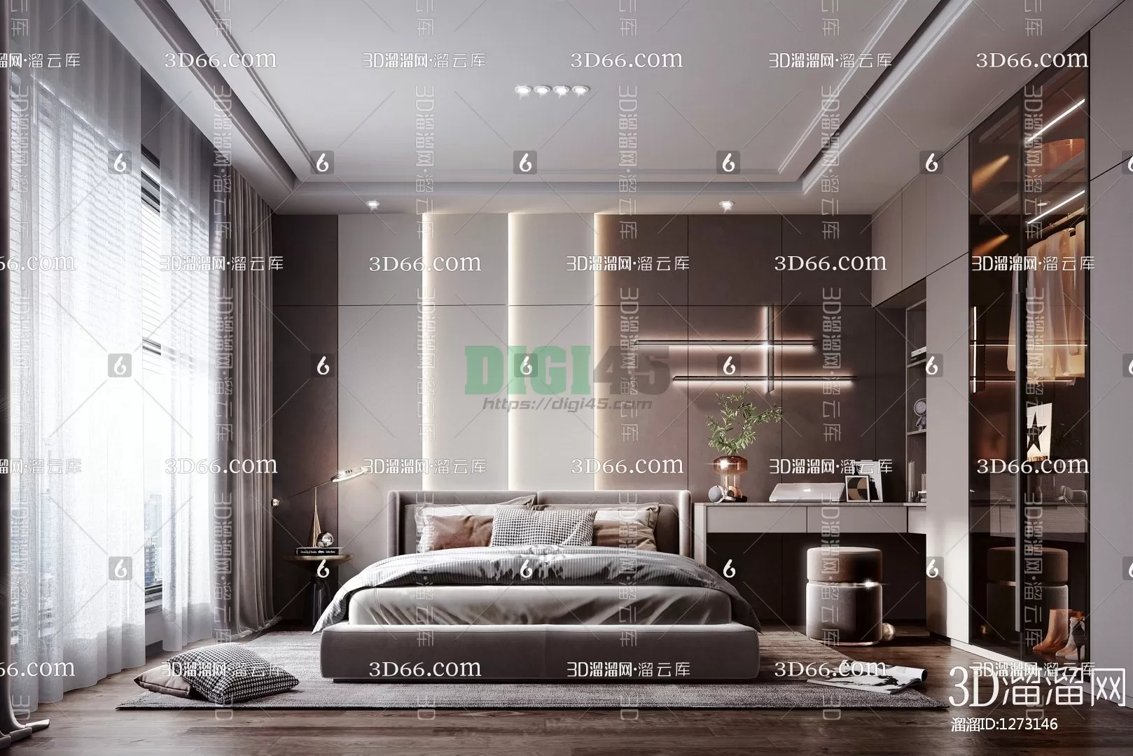 Bedroom 3D Scenes – 1131 Bedroom 3D Scenes – 1131