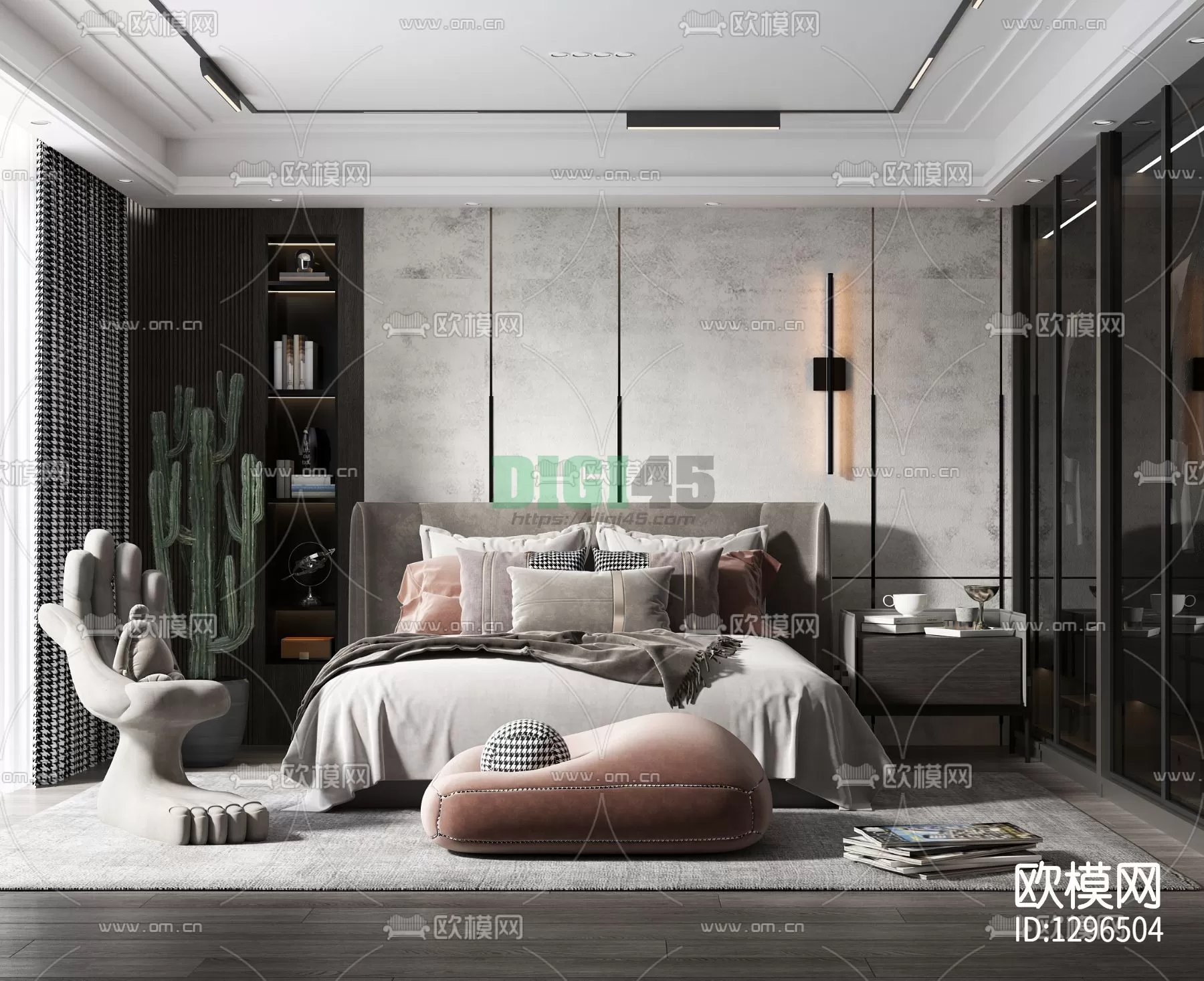 Bedroom 3D Scenes – 1137 Bedroom 3D Scenes – 1137