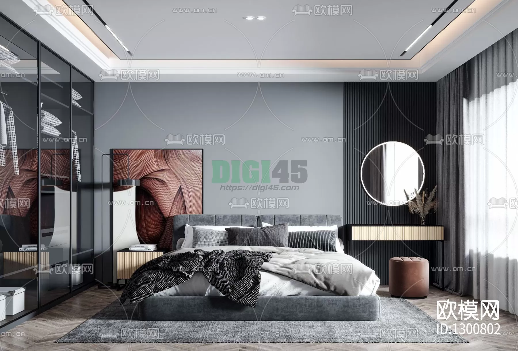 Bedroom 3D Scenes – 1141 Bedroom 3D Scenes – 1141