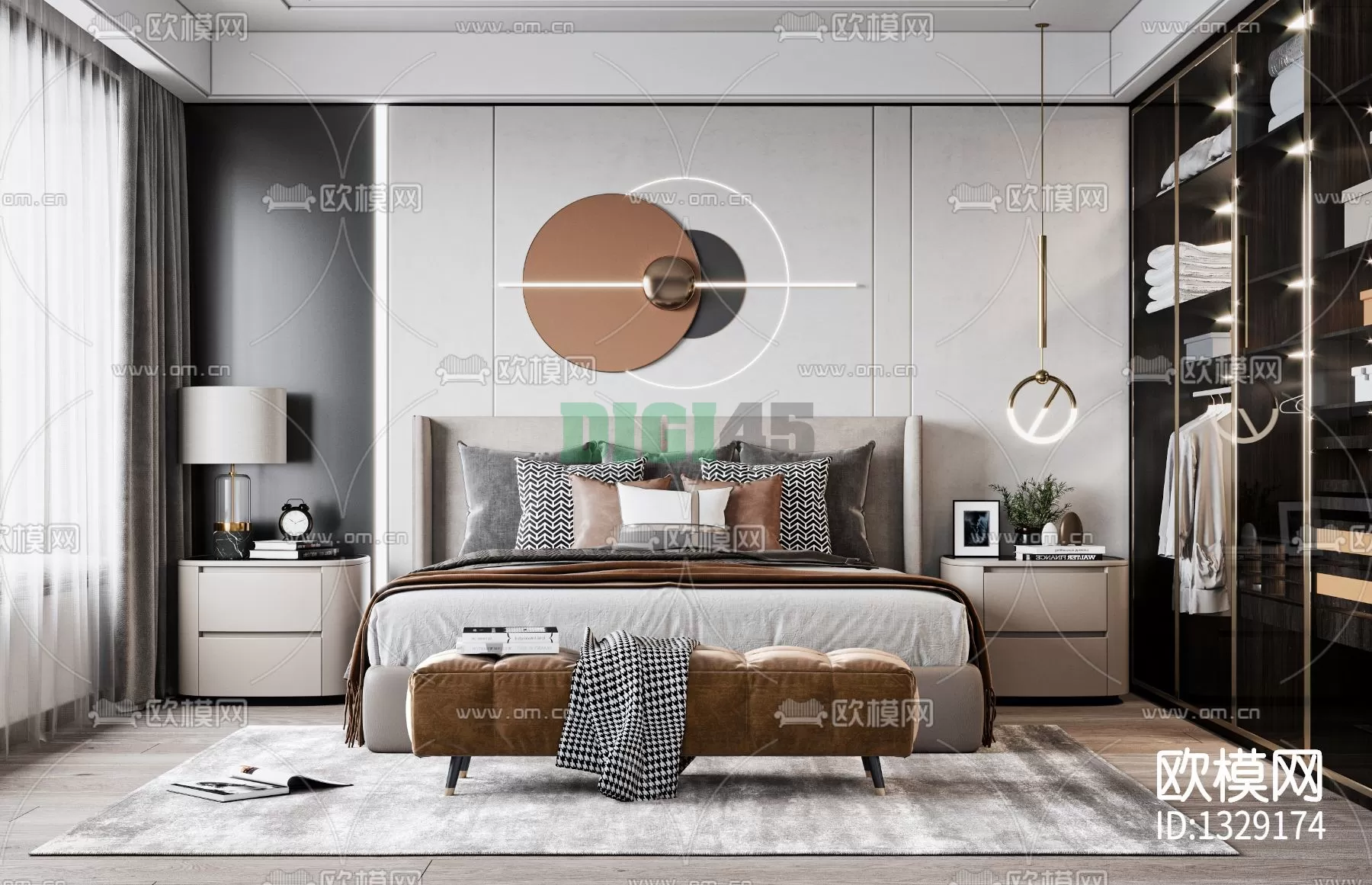 Bedroom 3D Scenes – 1151 Bedroom 3D Scenes – 1151