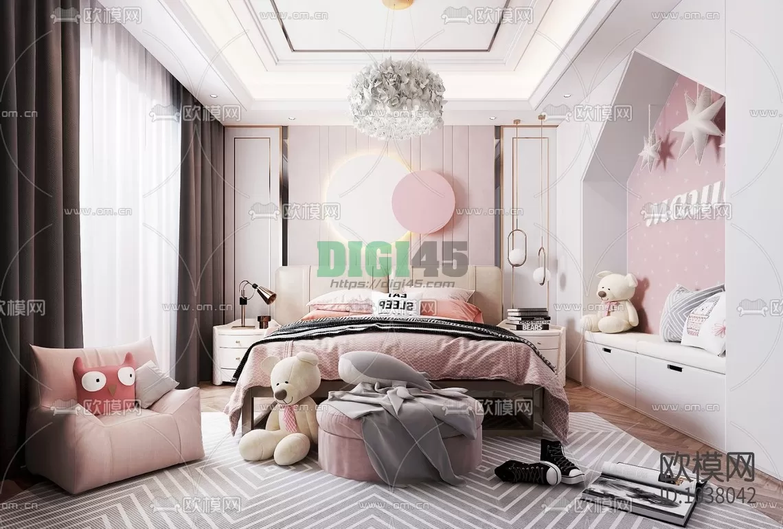 Children Room 3D Scenes – 1157 Children Room 3D Scenes – 1157