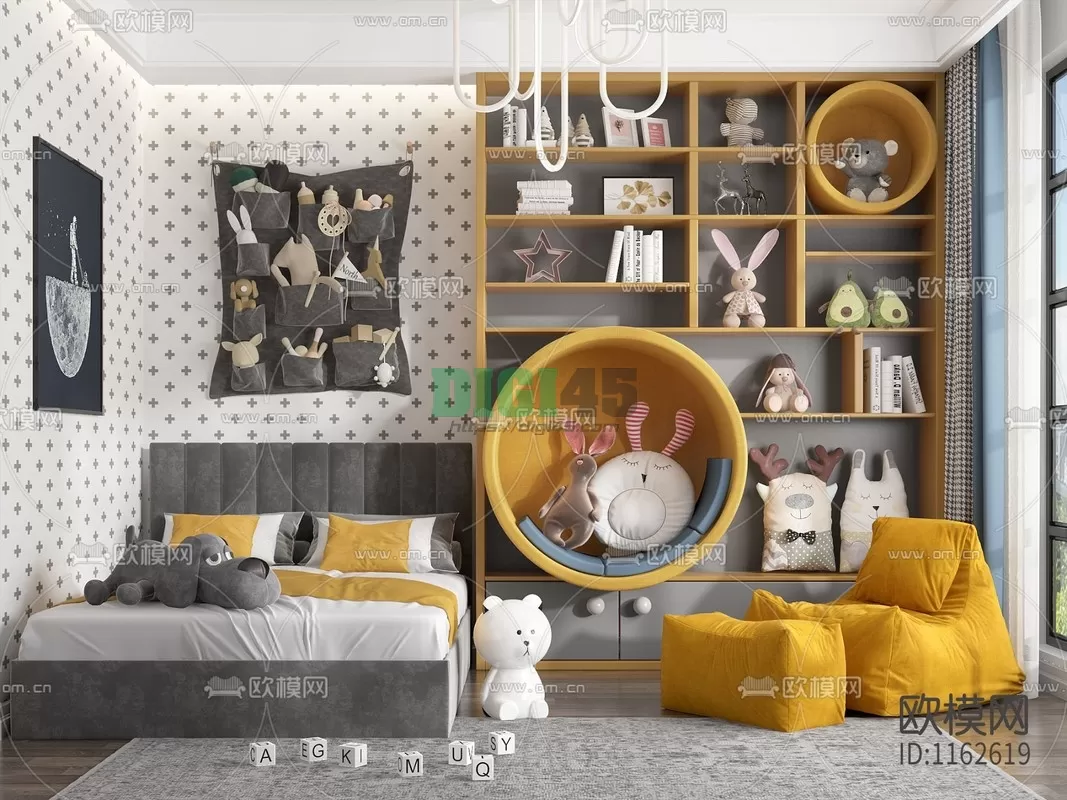 Children Room 3D Scenes – 1161 Children Room 3D Scenes – 1161