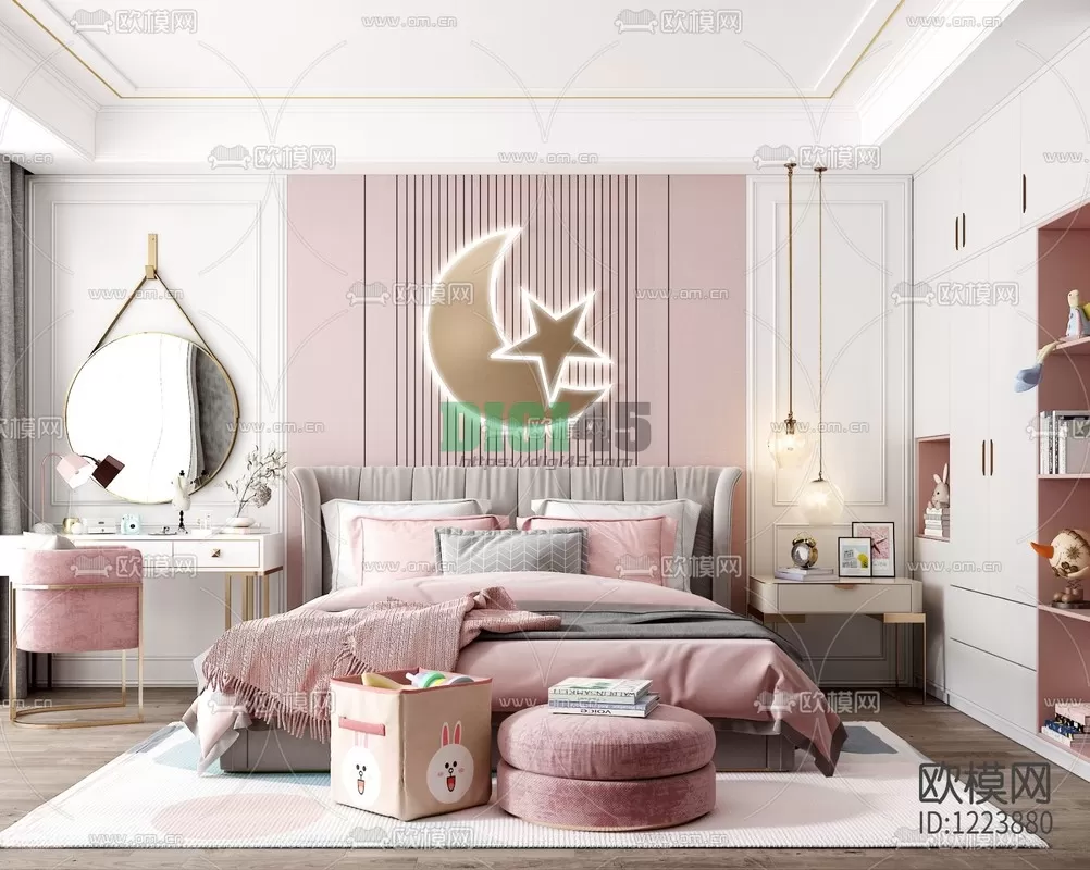 Children Room 3D Scenes – 1163 Children Room 3D Scenes – 1163