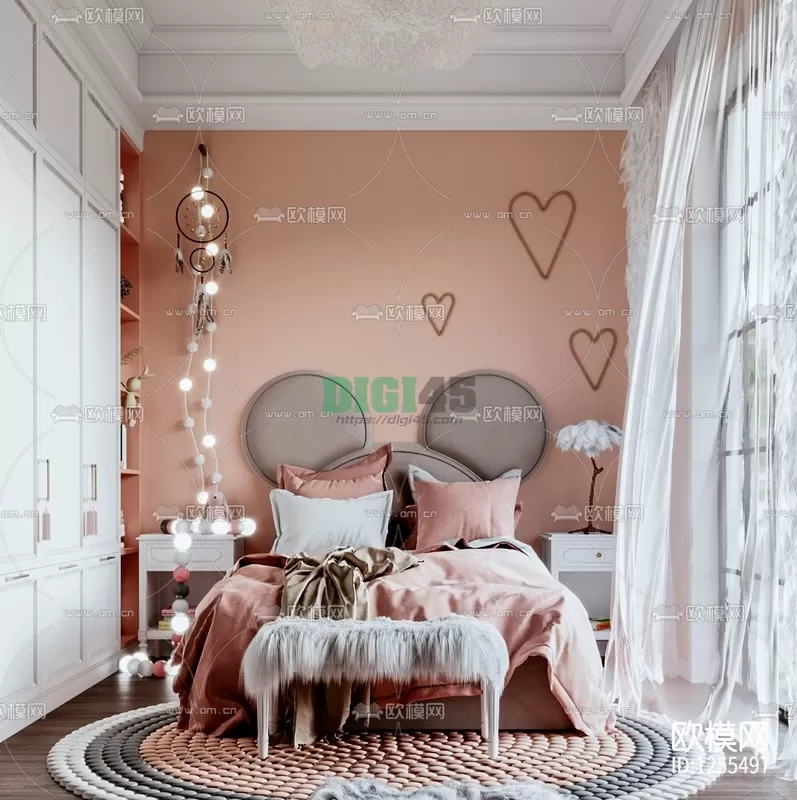 Children Room 3D Scenes – 1164 Children Room 3D Scenes – 1164