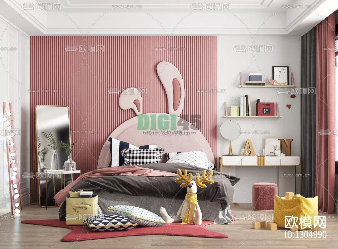 Children Room 3D Scenes – 1166 Children Room 3D Scenes – 1166