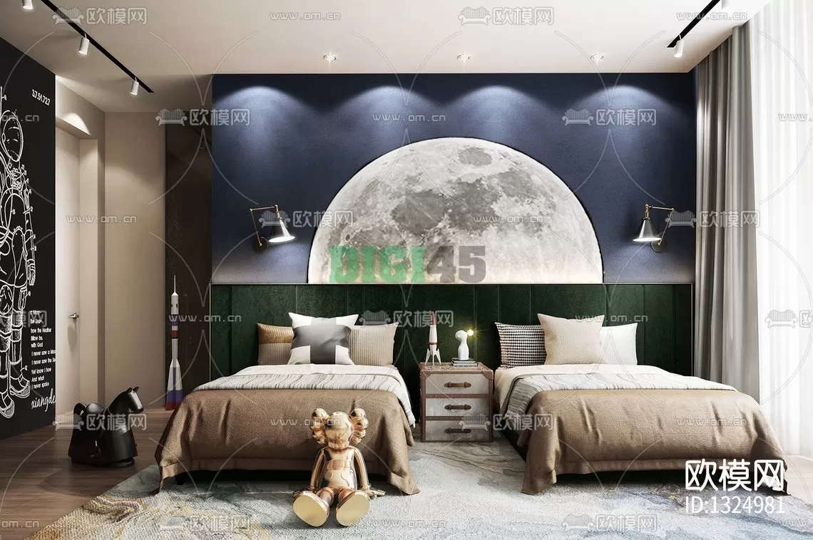 Children Room 3D Scenes – 1169 Children Room 3D Scenes – 1169