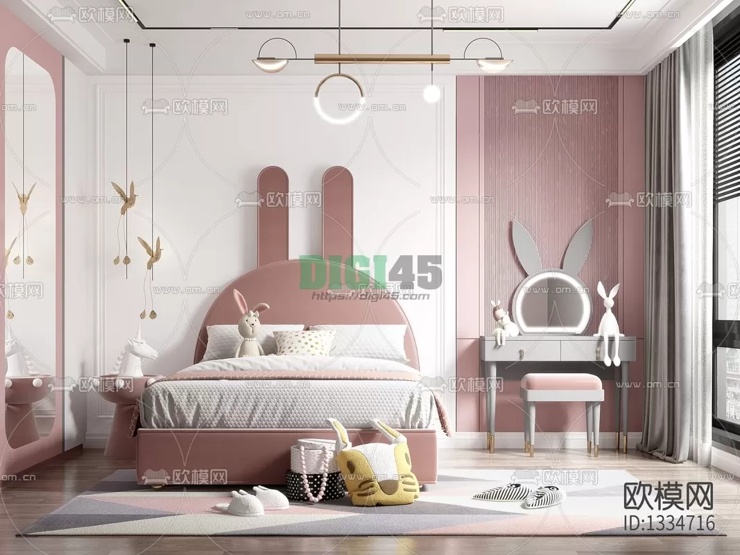 Children Room 3D Scenes – 1171 Children Room 3D Scenes – 1171