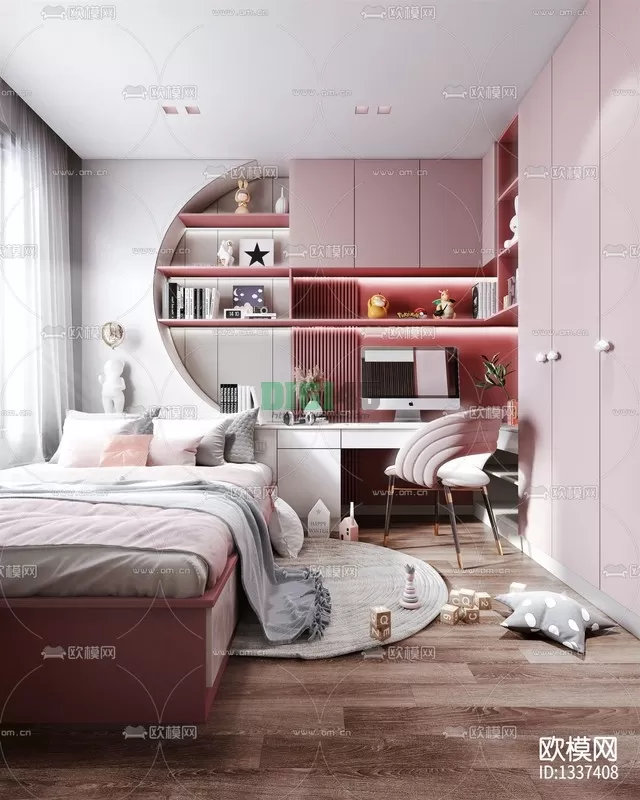 Children Room 3D Scenes – 1172 Children Room 3D Scenes – 1172