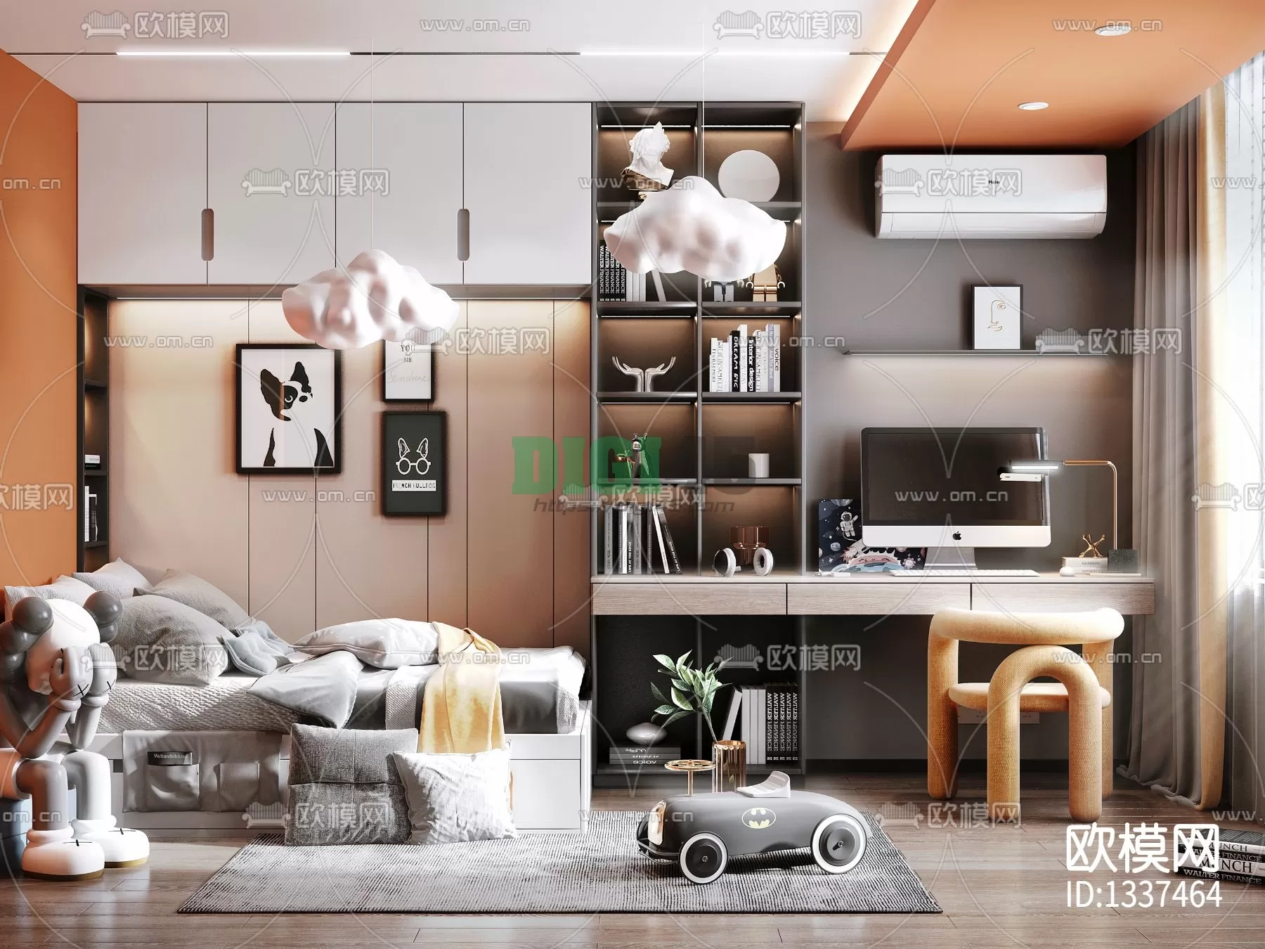 Children Room 3D Scenes – 1173 Children Room 3D Scenes – 1173