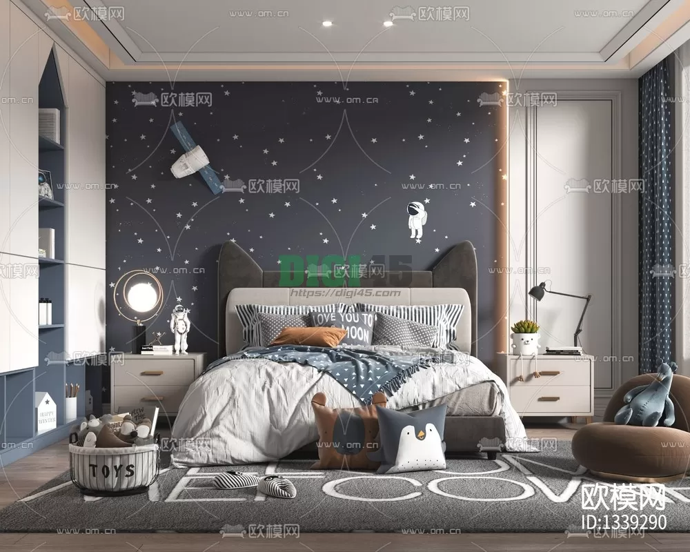 Children Room 3D Scenes – 1174 Children Room 3D Scenes – 1174