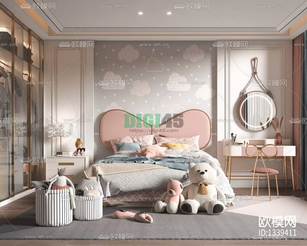 Children Room 3D Scenes – 1175 Children Room 3D Scenes – 1175