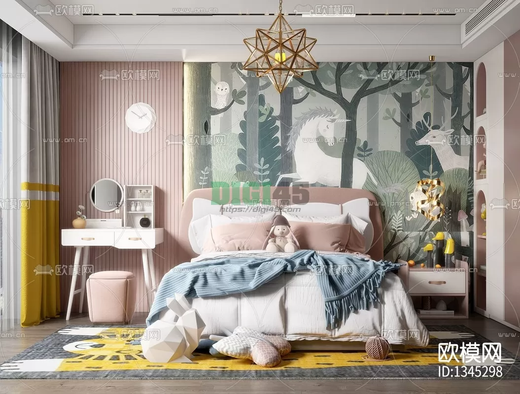 Children Room 3D Scenes – 1176 Children Room 3D Scenes – 1176