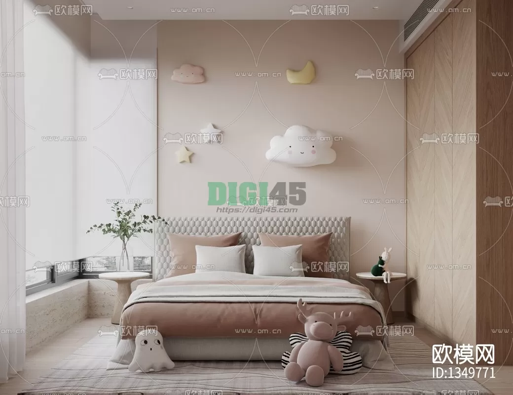 Children Room 3D Scenes – 1177 Children Room 3D Scenes – 1177