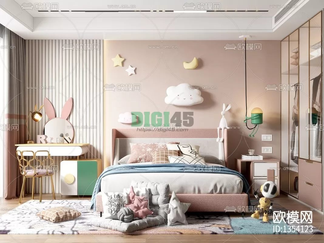 Children Room 3D Scenes – 1178 Children Room 3D Scenes – 1178