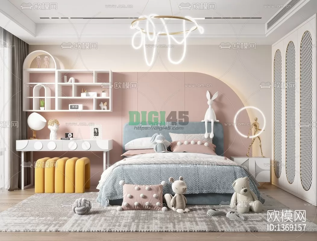 Children Room 3D Scenes – 1180 Children Room 3D Scenes – 1180