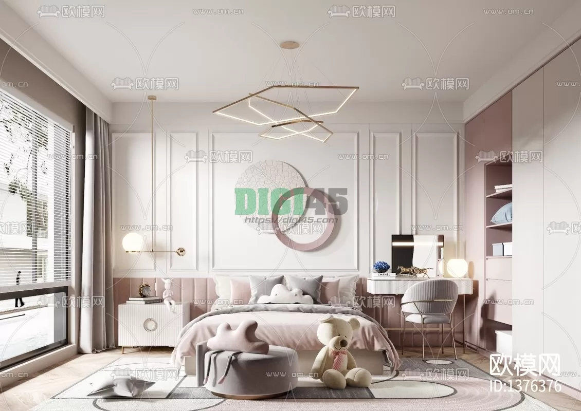 Children Room 3D Scenes – 1182 Children Room 3D Scenes – 1182