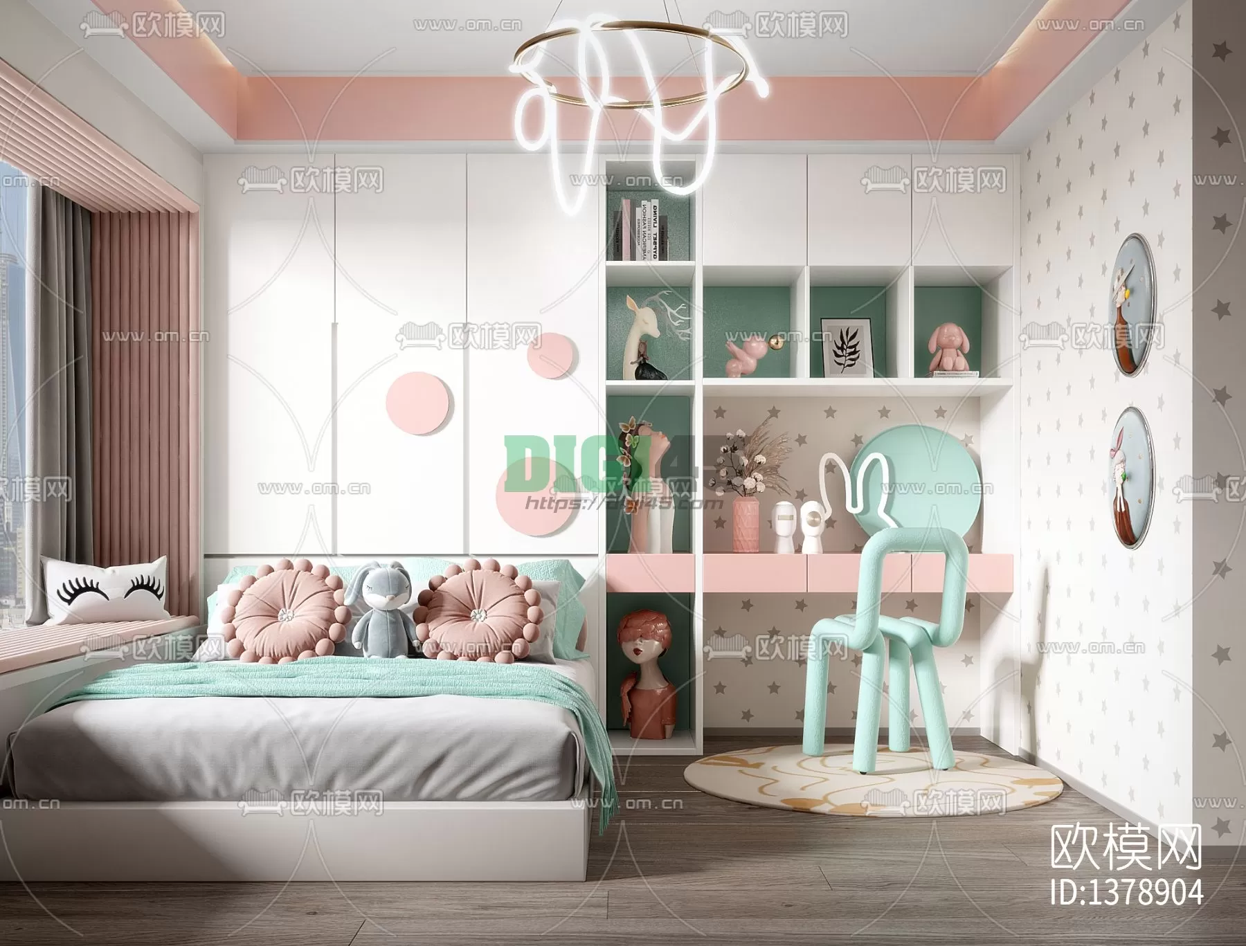 Children Room 3D Scenes – 1183 Children Room 3D Scenes – 1183