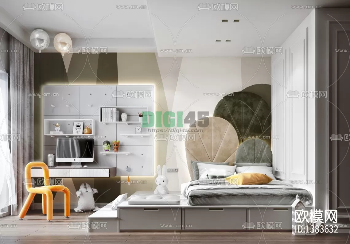 Children Room 3D Scenes – 1184 Children Room 3D Scenes – 1184