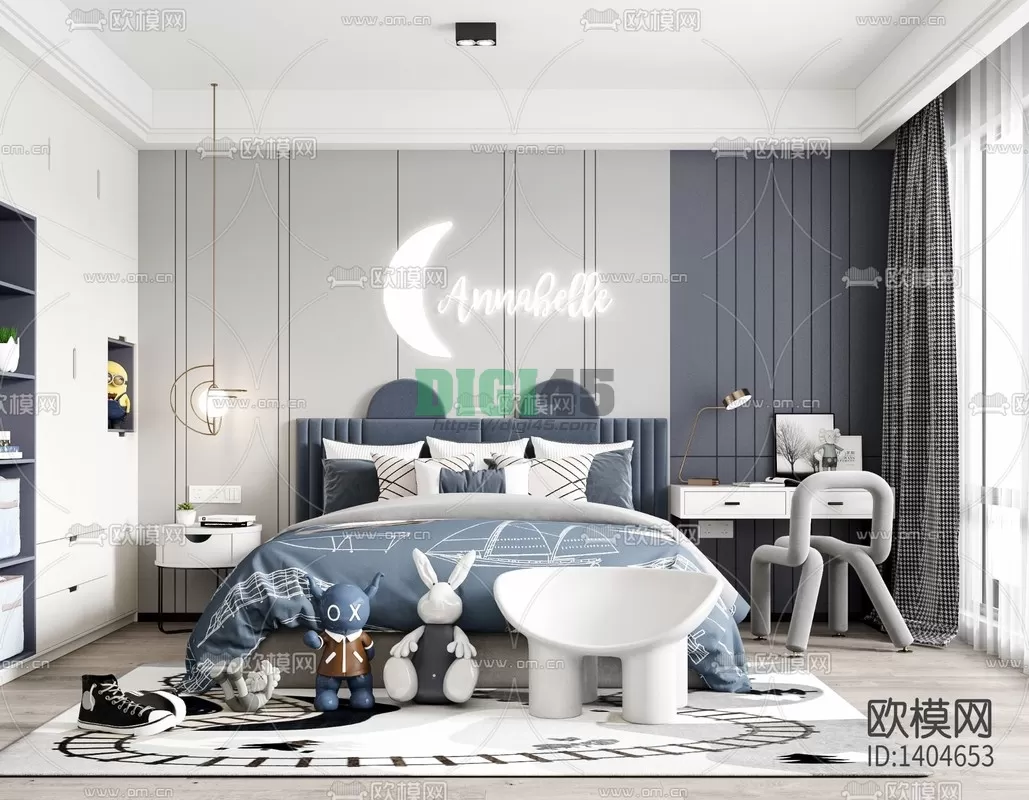 Children Room 3D Scenes – 1185 Children Room 3D Scenes – 1185