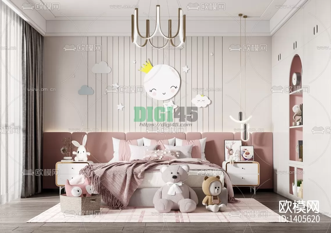 Children Room 3D Scenes – 1186 Children Room 3D Scenes – 1186
