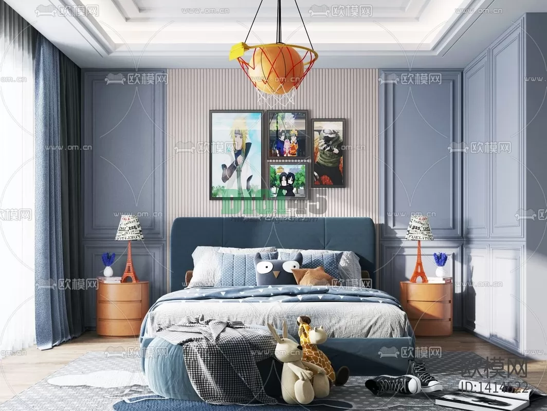 Children Room 3D Scenes – 1187 Children Room 3D Scenes – 1187