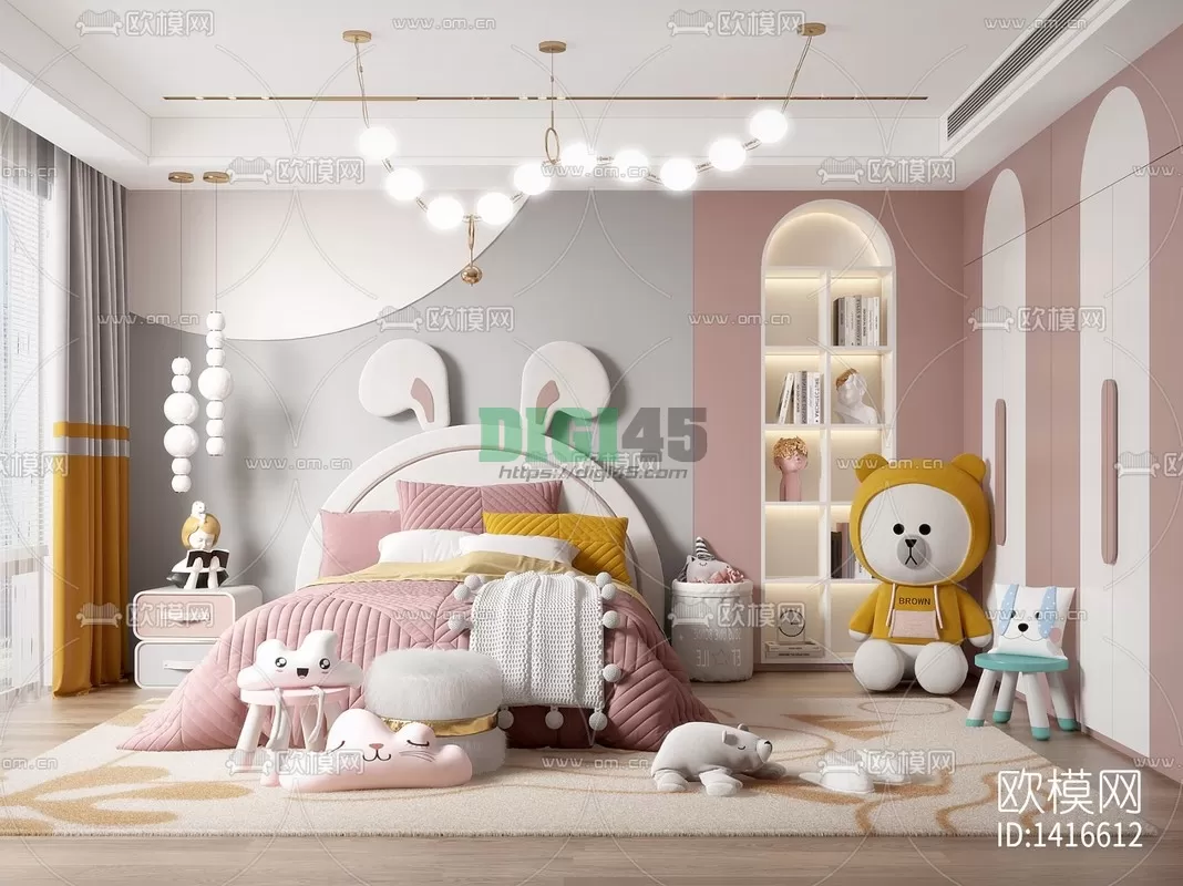 Children Room 3D Scenes – 1188 Children Room 3D Scenes – 1188