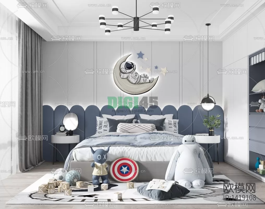 Children Room 3D Scenes – 1191 Children Room 3D Scenes – 1191