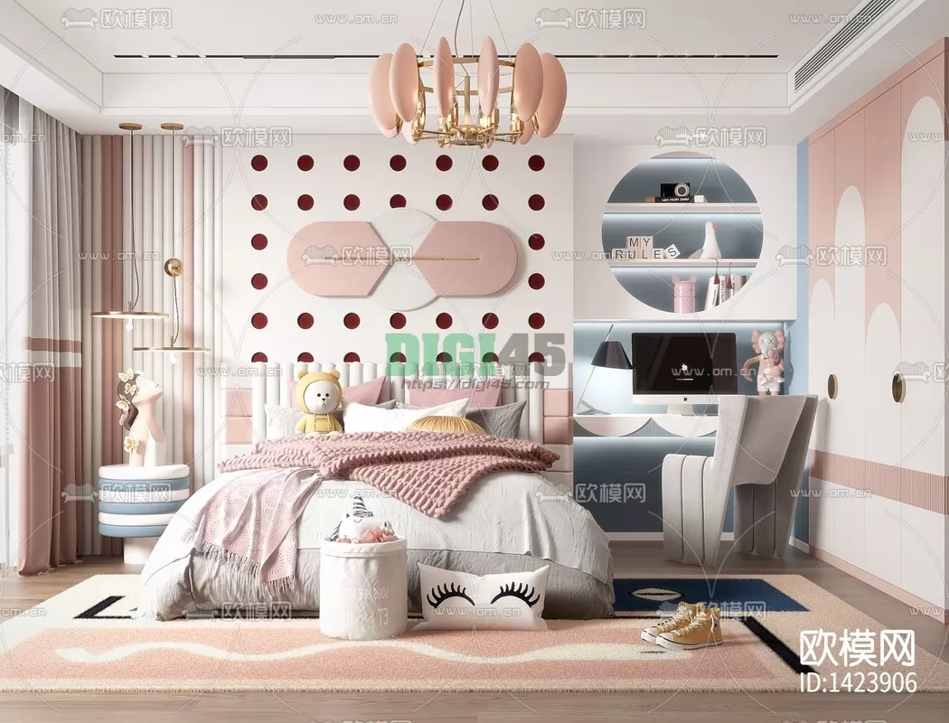 Children Room 3D Scenes – 1194 Children Room 3D Scenes – 1194