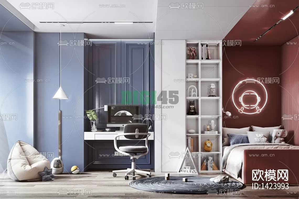 Children Room 3D Scenes – 1195 Children Room 3D Scenes – 1195