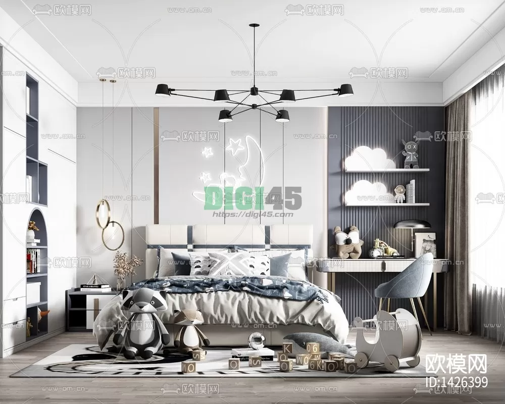 Children Room 3D Scenes – 1197 Children Room 3D Scenes – 1197