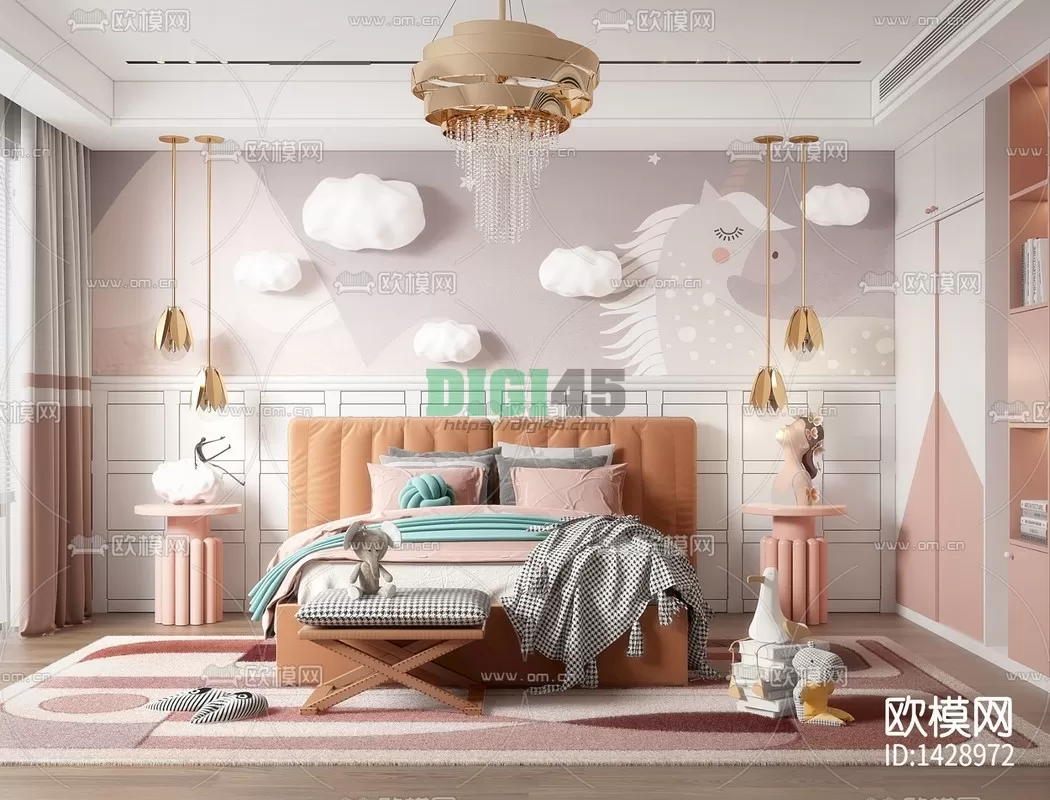 Children Room 3D Scenes – 1200 Children Room 3D Scenes – 1200