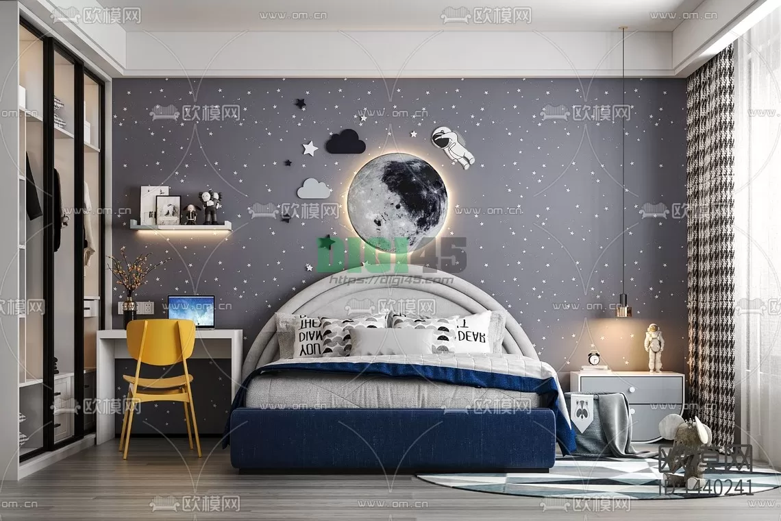 Children Room 3D Scenes – 1202 Children Room 3D Scenes – 1202