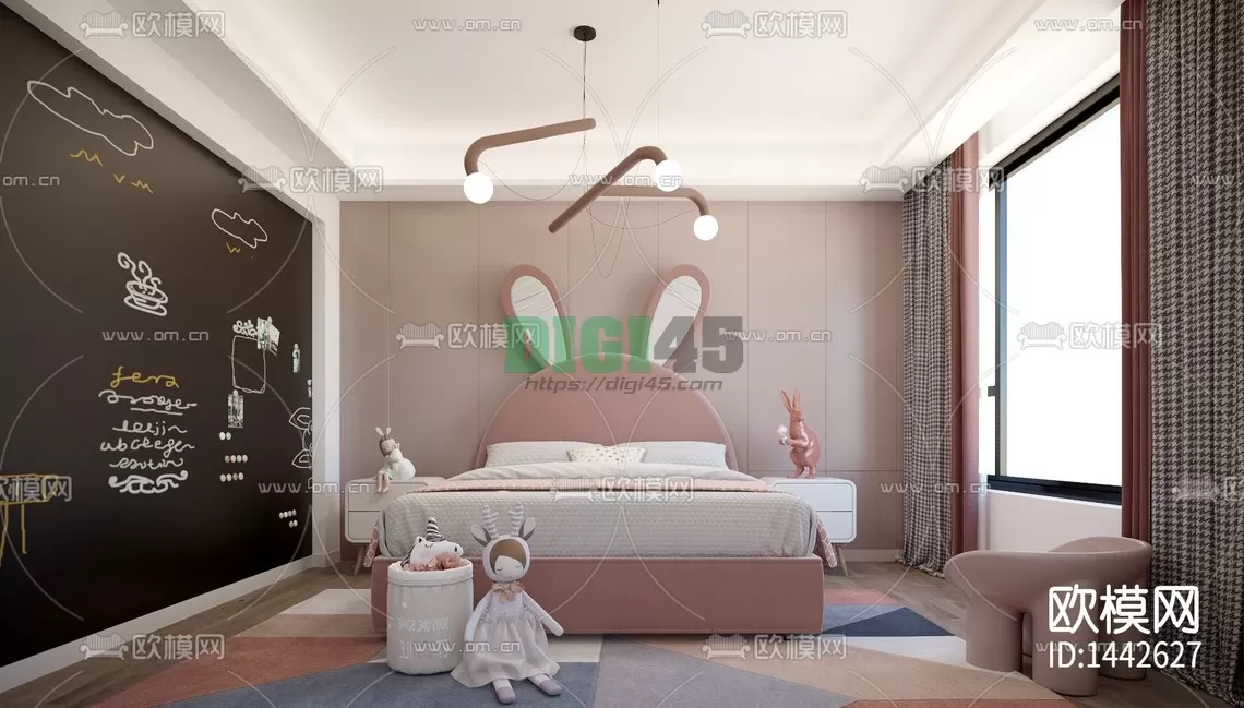Children Room 3D Scenes – 1203 Children Room 3D Scenes – 1203