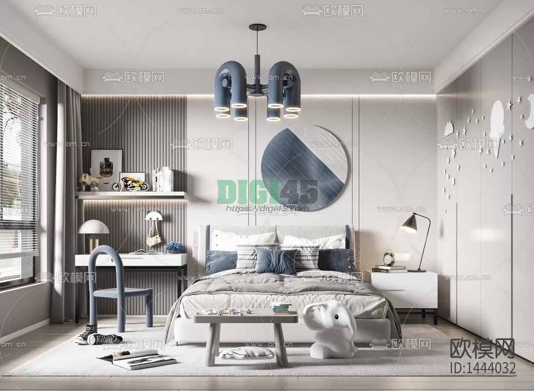 Children Room 3D Scenes – 1204 Children Room 3D Scenes – 1204