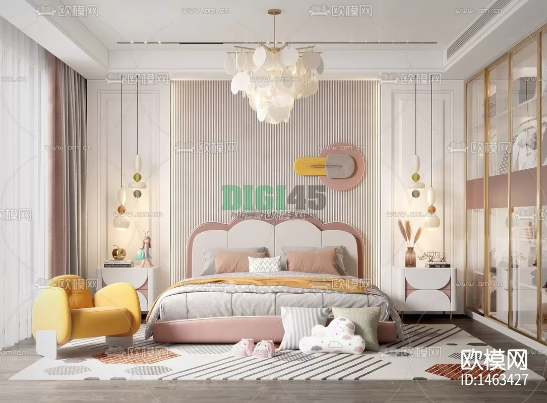 Children Room 3D Scenes – 1211 Children Room 3D Scenes – 1211