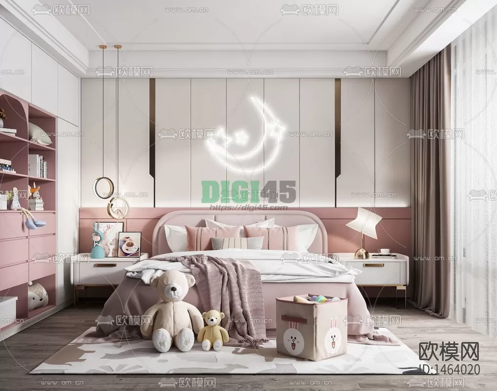 Children Room 3D Scenes – 1212 Children Room 3D Scenes – 1212