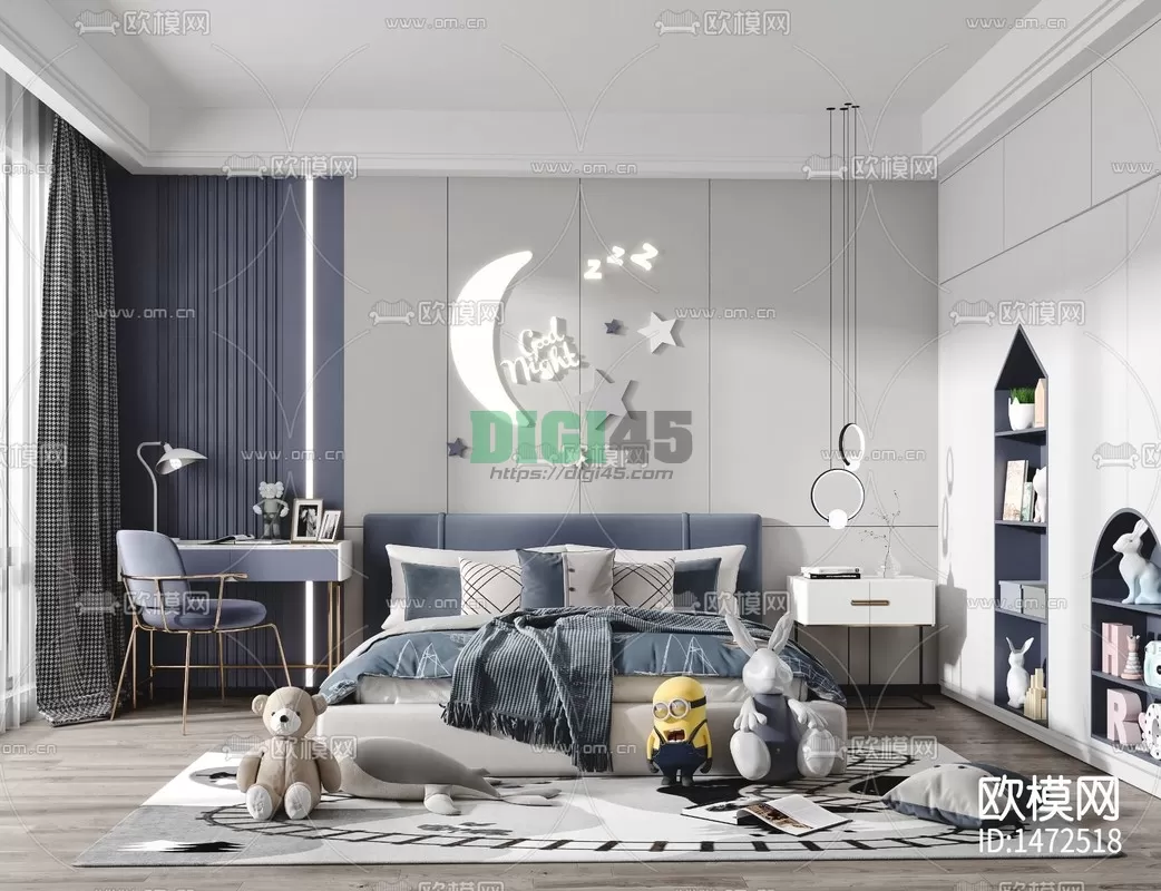 Children Room 3D Scenes – 1216 Children Room 3D Scenes – 1216