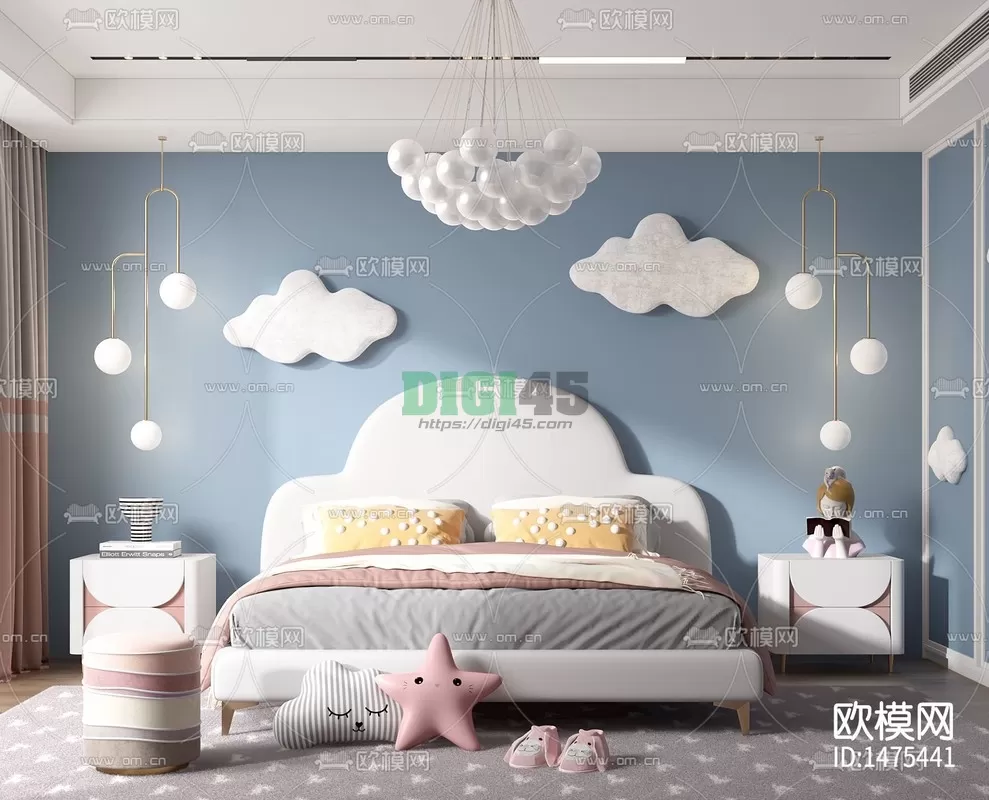 Children Room 3D Scenes – 1219 Children Room 3D Scenes – 1219