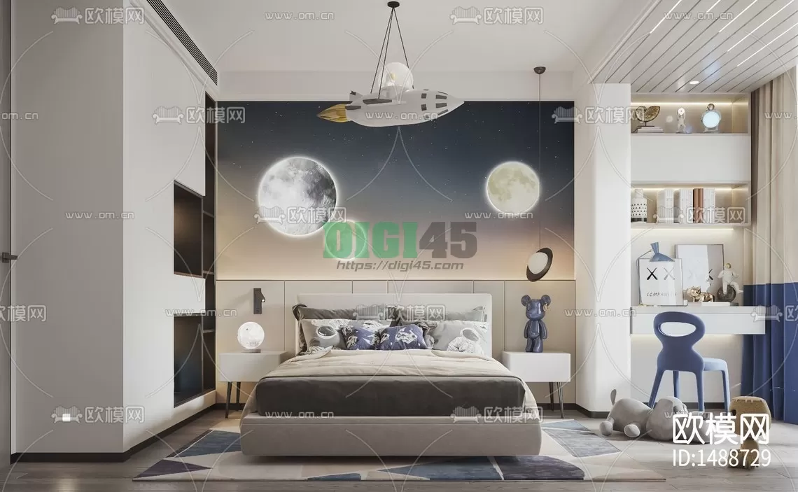 Children Room 3D Scenes – 1223 Children Room 3D Scenes – 1223