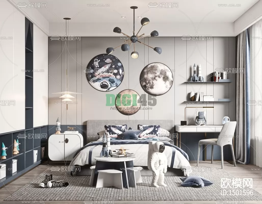 Children Room 3D Scenes – 1225 Children Room 3D Scenes – 1225