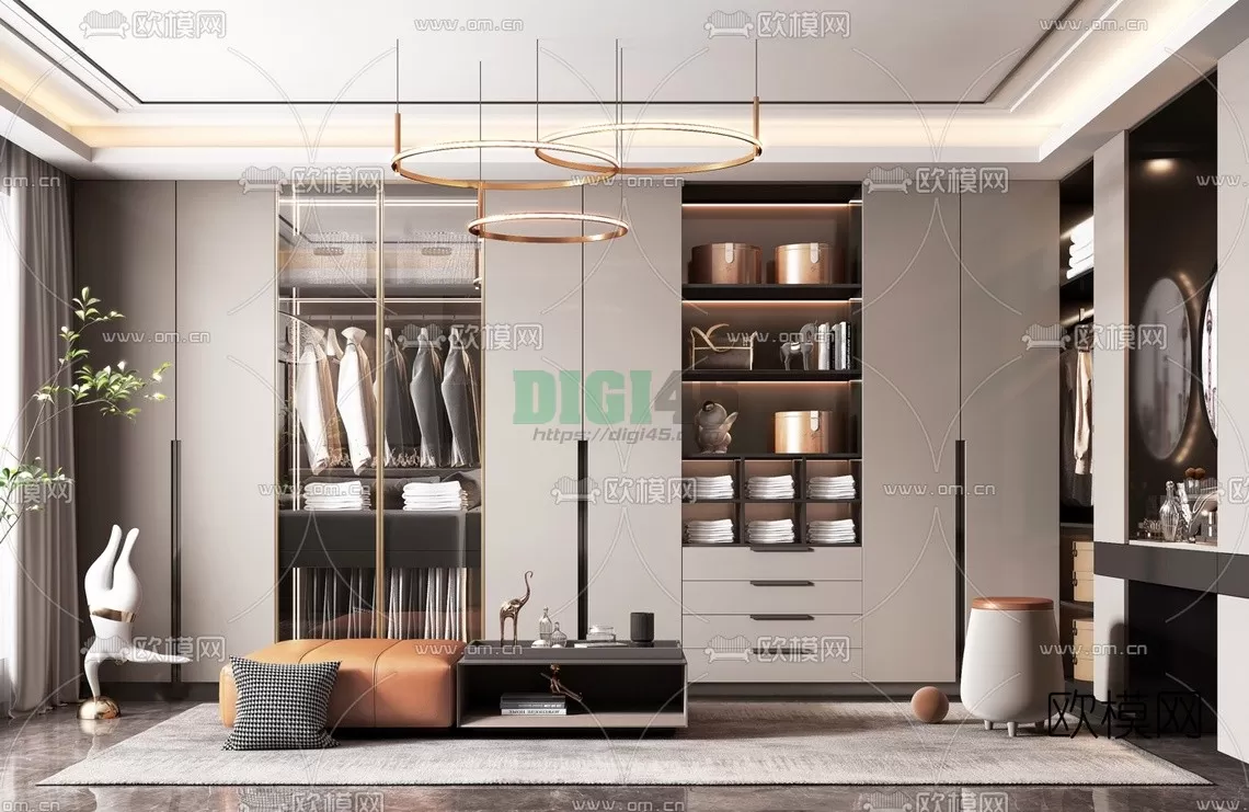 Dressing Room 3D Scenes – 1231