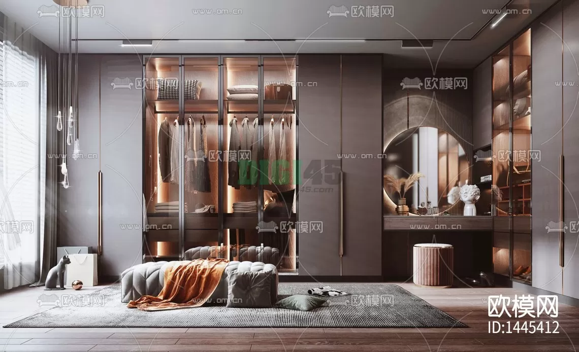 Dressing Room 3D Scenes – 1232