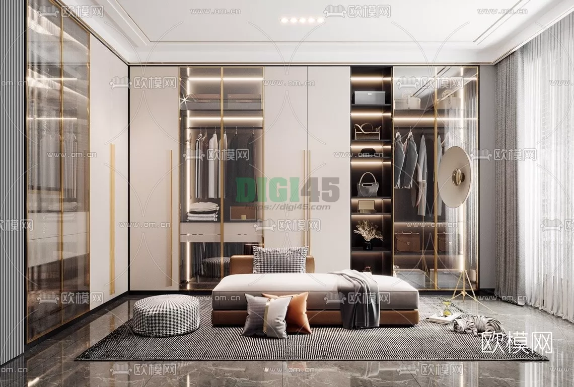 Dressing Room 3D Scenes – 1235