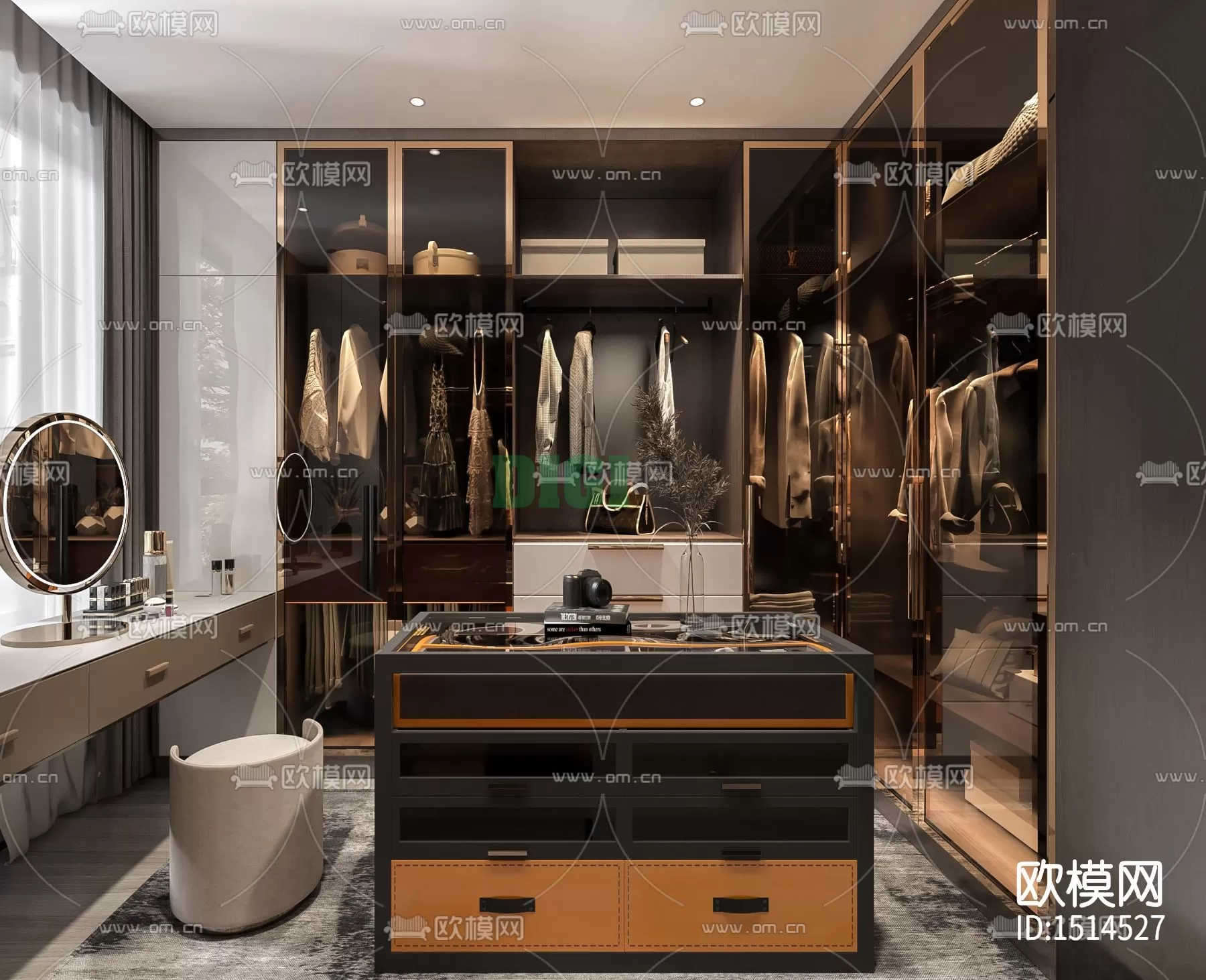 Dressing Room 3D Scenes – 1236