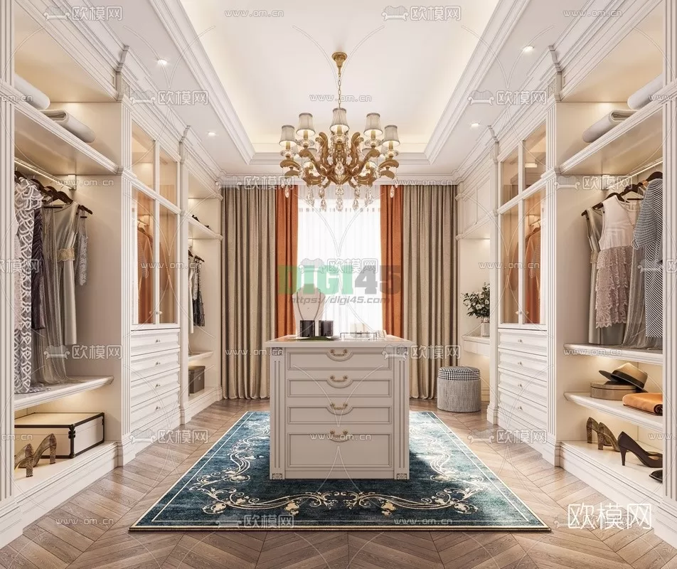 Dressing Room 3D Scenes – 1242