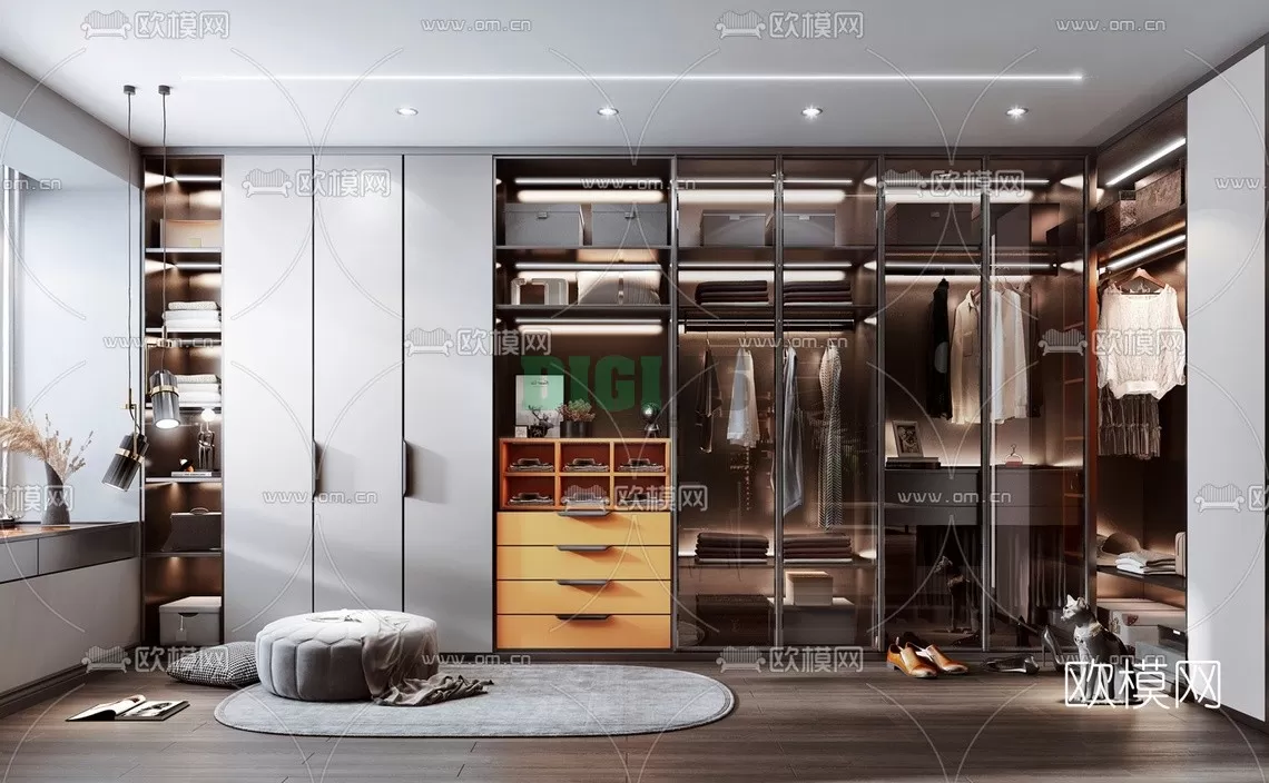 Dressing Room 3D Scenes – 1244